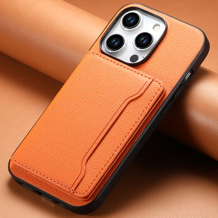 Подходит для iPhone 16 Pro, чехол для телефона с держателем для карт, кожаный чехол для Samsung S25 Ultra, Google 9, Huawei Mate 70