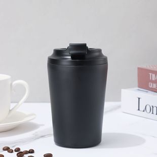 Трансграничная 12oz из нержавеющей стали кофейная чашка офисная бизнес двухслойная термочашка портативная наружная чашка для автомобилей оптом