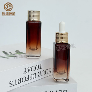 Производитель оптом 30ml бутылка эфирного масла резиновая капельница маленькая бутылка для образцов эссенции маленькая коричневая бутылка для косметики стеклянная бутылка