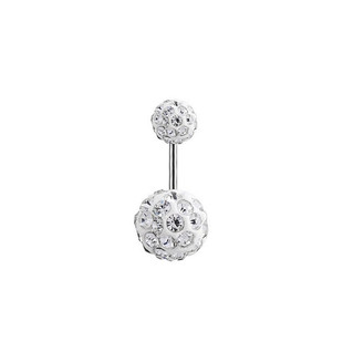 316L stainless steel mud ball belly button ring puncture perforation