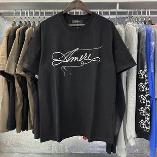 Wholesale AM1R1 ICON New LiTTle Angel CRane Peace Dove DigiTal LeTTeR logo Couple ShoRT Sleeve T-shiRT