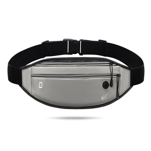 New outdoor sports waist bag multi-functional men's and women's waterproof PU leather mobile phone waist bag fitness running waist bag wholesale