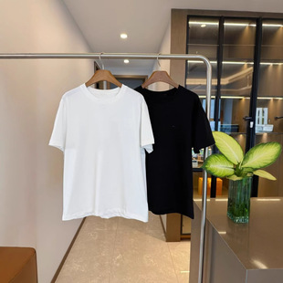030824 Classic Casual Loose, Comfortable, Breathable and Versatile Letter Printed Short-Sleeved T-Shirt for Men and Women 2025