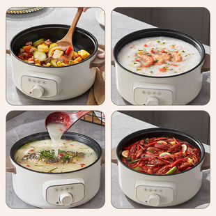 Electric cooker multi-functional household large-capacity two-layer electric steamer reservation timing multi-layer steamed bread intelligent steamer