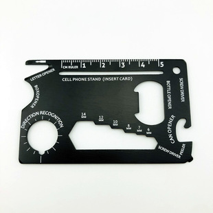 Stainless steel outdoor camping tool card survival card military knife card portable card blade tool card multi outdoor function card