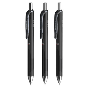 Press gel pen wholesale K15 office signature double bead black pen ST fine steel pointed cone head 0.5mm