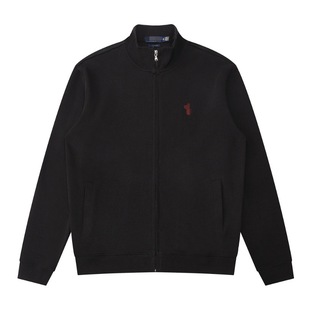 New Men's High Collar Autumn and Winter Youth Trendy Vertical Collar Zipper Cotton Fashion Coat Top Knitted Sweater Casual Sweater