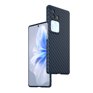 Применимый Чехол для мобильного телефона vivoS18Pro с рисунком из углеродного волокна, Ультратонкий матовый Жесткий Чехол iqoo12, универсальный защитный чехол с защитой от падений