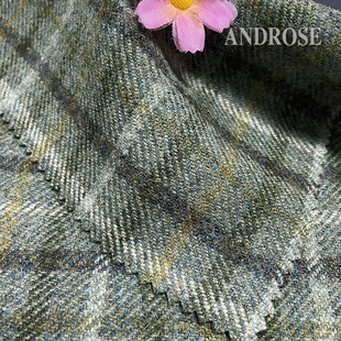 Harris Wool Plaid Woolen Fabric Plaid Coat Suit Fabric Pants