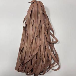 PU leather edging strip leather pressing strip leather rope webbing processing Composite flat leather rope folding edging textile and garment accessories