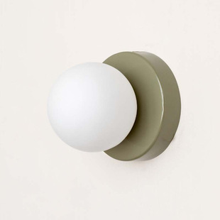 Modern wall lamp simple living room TV background wall bedroom bedside stairs creative INS glass ball lamp