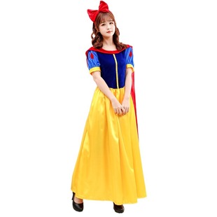 Princess Dress Snow New Halloween Costume Adult Children Parent-Child cosplay Birthday Party Mother and Dresses