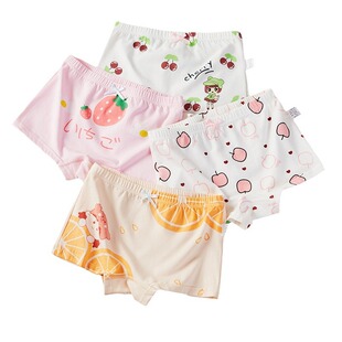 Children's Underwear Girls' Cotton Shorts Girls' Briefs Big Children Girls' Baby Children's Boxer Pants Not Pinch Ass