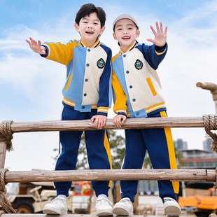 Primary school uniform spring and autumn suit class uniform Sports Baseball uniform first grade children's summer kindergarten Garden clothes autumn clothing