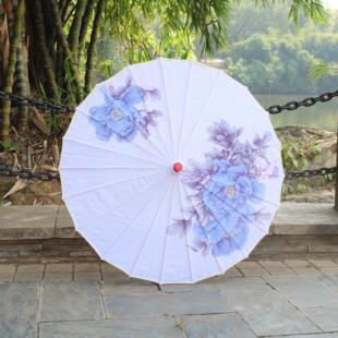 Antique Hanfu Umbrella Cyber Celebrity Props Craft Umbrella Classical Dance Performance Tassel Umbrella Scenic Spot Hot Selling Antique Oil Paper Umbrella