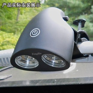 Outdoor barbecue lamp multifunctional night lighting lamp work lamp outdoor barbecue installation equipment riding lamp