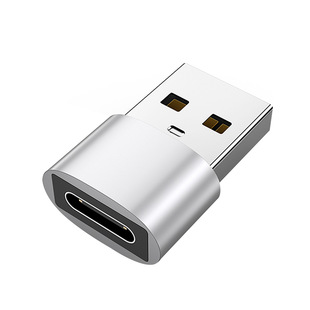 Wanzhongrui type c female to USB male adapter Type-c fast charging converter metal USB adapter