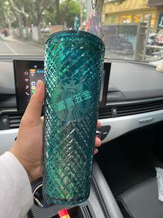 Xingba Cup Diamond colorful black Purple Rainbow Pink Blue durian plastic sippy cup a generation of hair