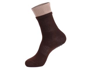 Indoor professional anti-slip socks solid color dispensing bottom sports leisure mid-tube dance socks ladies pilates yoga socks