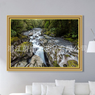 Amazon Supply 5d Diamond painting Sea sunset living room decorative painting new hanging painting full diamond embroidery factory wholesale
