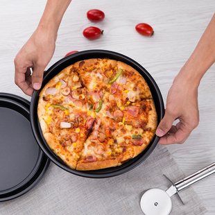 H ^ Бытовая тарелка для пиццы 6 дюймов 8 дюймов 9 дюймов 10 дюймов pizza противень для выпечки