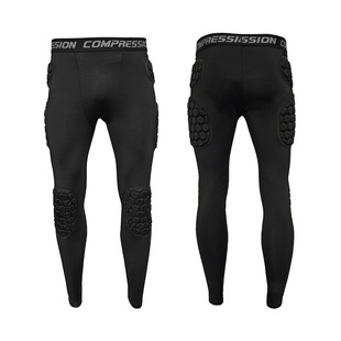 Cross-border Adult Goalkeeper Clothing suit Men's Honeycomb Collision Avoidance Basketball Vest Trousers Goalkeeper Football Training Sportswear