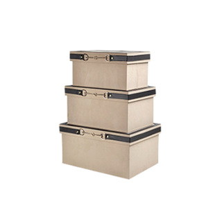 New Chinese Wooden Tidy Box Ornaments Living Room Model Room Cloakroom Desktop Home Decorations Clothes Storage Box