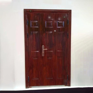 Fire-proof entry door project Anti-theft fire-proof door Commercial housing entry safety door Home Class A fire door manufacturer