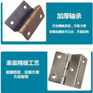 Three-fold hinge cabinet accessories bending hinge hardware small hinge wooden box for bending hinge single bending hinge