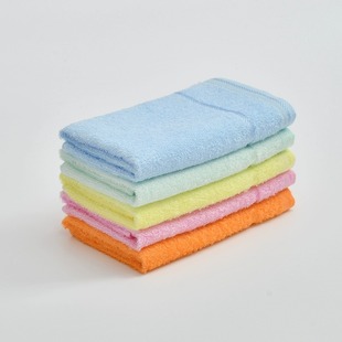Jieliya Plain Small Towel Bamboo Fiber Absorbent Beauty Face Towel Embroidered LOGO Wholesale Gift Group Buying 6245