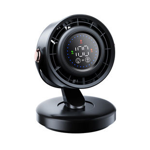New air circulation fan household wall-mounted electric fan usb charging portable digital display desktop turbo small fan