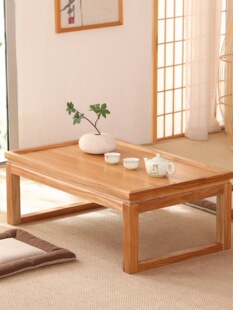 Bay Window Table Windowsill Low Table Modern Simple Solid Wood Kang Table Wholesale Japanese Style Small Tea Table Tatami Tea Table Zen