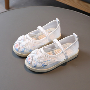 Han Dynasty Shoes, Kidsren's Ethnic Style Shoes, Spring & Fall Girls' Embroidered Shoes, Old Beijing Cloth Shoes, Dance Shoes, Chinese Style Handmade Shoes