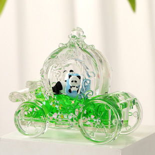 Creative Little Panda Floating Oil Drops Pumpkin Car Desktop Decompression Toy Liquid Pen Insert Decoration Gift Wholesale