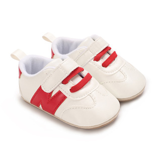 Li Hai Sheng Spring and Summer New Non-slip Breathable Lace-up Flat Heeled Men's and Women's White Shoes sneaker for Infants and Young Children