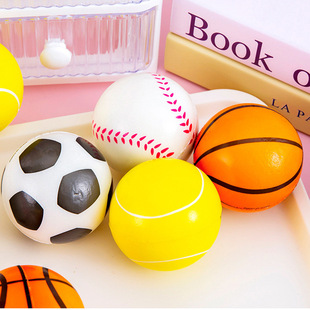 Sponge ball children's toys kindergarten mini ball soft solid elastic ball patting basketball football tennis