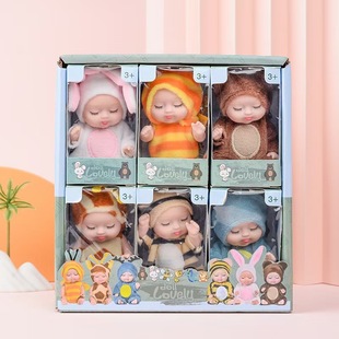 Cross-border new 5 inch 13CM simulation sleep simulation doll rebirth baby bjd comfort doll manufacturers wholesale