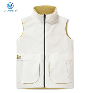 High-end leisure fashion vest custom company activity tooling outdoor fishing photography breathable overalls logo printing