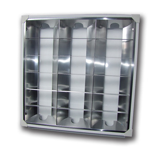 LED grille lamp plate surface mounted concealed 600*600 emergency grille lamp plate three tube lamp plate