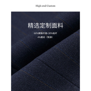 Suit Men's Suit suit Men's Business Stripe Slim Professional Dress Interview Groom Wedding Dress