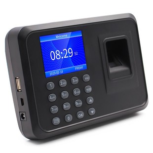 Attendance clock machine A6 f01 cross-border Chinese and English fingerprint check-in machine commuting staff fingerprint attendance machine