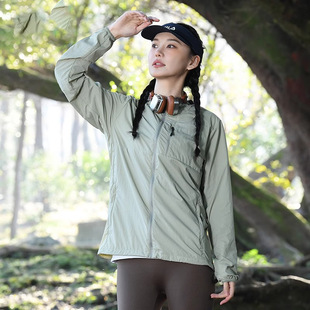 Woodpecker UPF50 Lightweight Sun Protection Clothing Men's 2025 New Summer Ice Silk Loose Sports Fishing Sun Protection Clothing Women