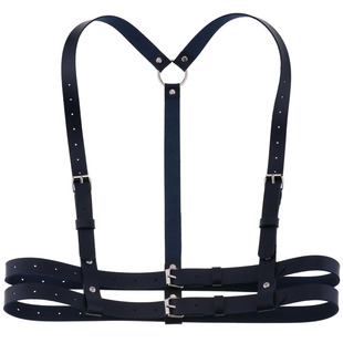 European and American Fashion Punk Elegant Cool Women Double Waist Beautiful Back Shoulder Strap Performance Ball Simple Adjustable Shoulder Strap