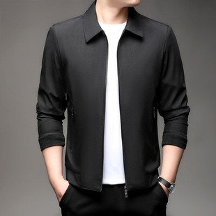 2025 middle-aged and elderly coat men's father's spring coat for the elderly men's jacket for the middle-aged men's jacket for the elderly men's jacket