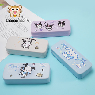 Factory new men's cartoon portable glasses box high-level anti-pressure anti-fall mirror box primary school students storage box wholesale women