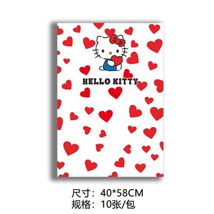 8 марта женский божий день букет цветов HelloKitty упаковочная бумага любовь бабочка кошка обнимает ведро цветочный магазин материал