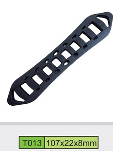 PVC Bags Plastic Handlehold Duffel Bag Hand-in Accessories Soft Rubber Ribbon Handlehold Porous New European Standard Handlehold