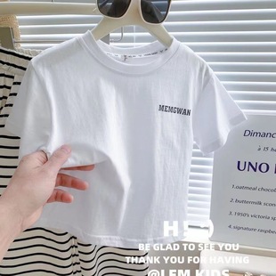 2025 summer girls half sleeve Korean fashion children's all-match western style fashion two piece casual striped suit