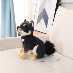 Милый симулятор Shiba Inu кукла половина хаки Кукла Детская познавательная плюшевая игрушка собака спальная Подушка подарок