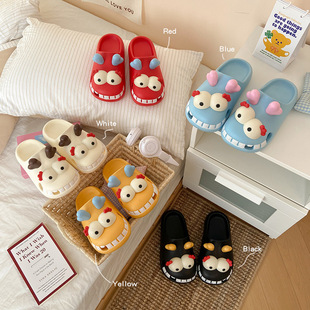 Cute Funny Baotou Sandals and Slippers Women's EVA Thick Sole Shoes Shoes for Summer Outer Wear Ugly Cute Dragon Sandals